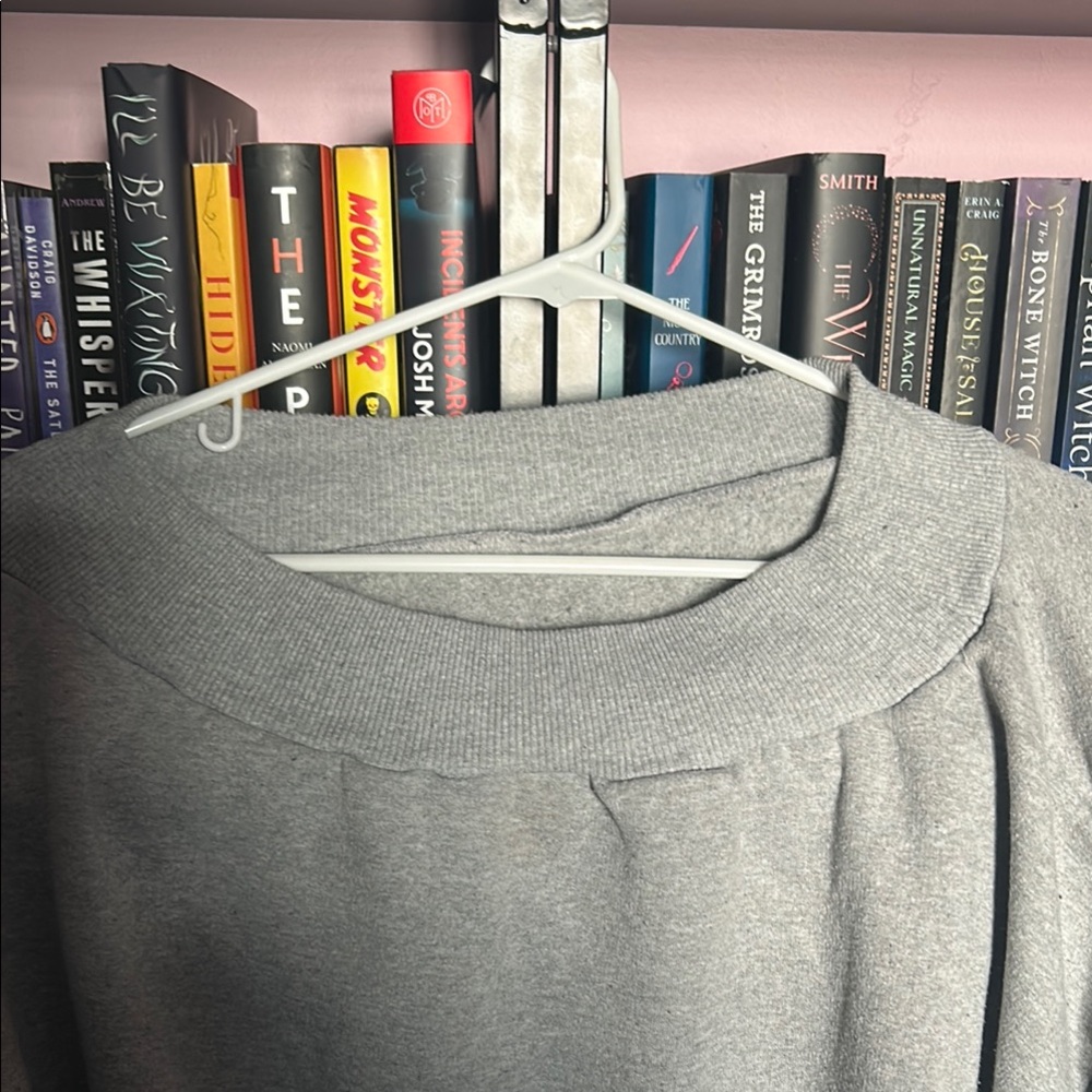 Gray Oversized Sweatshirt by BooHoo - Picture 4 of 4